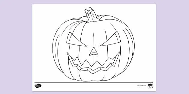 Pumpkin louring pages resources teacher made