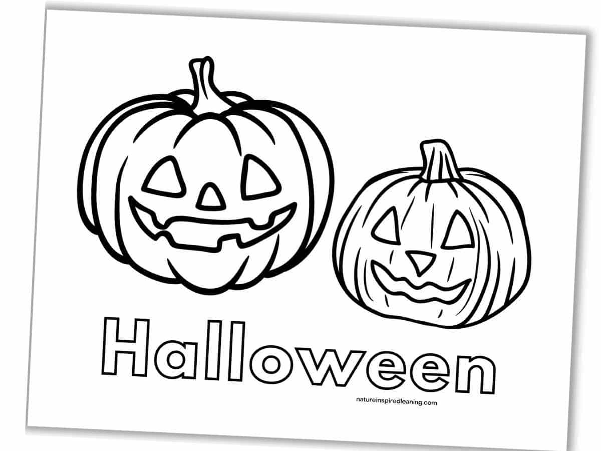 Pumpkin coloring pages