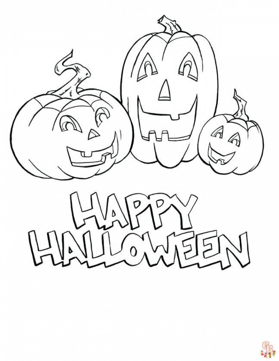 Fun and spooky halloween coloring pages for kids