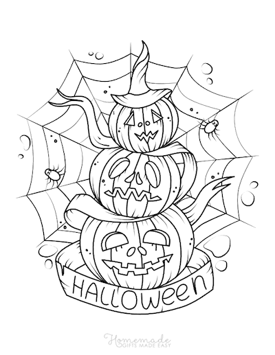 Free halloween coloring pages for adults in