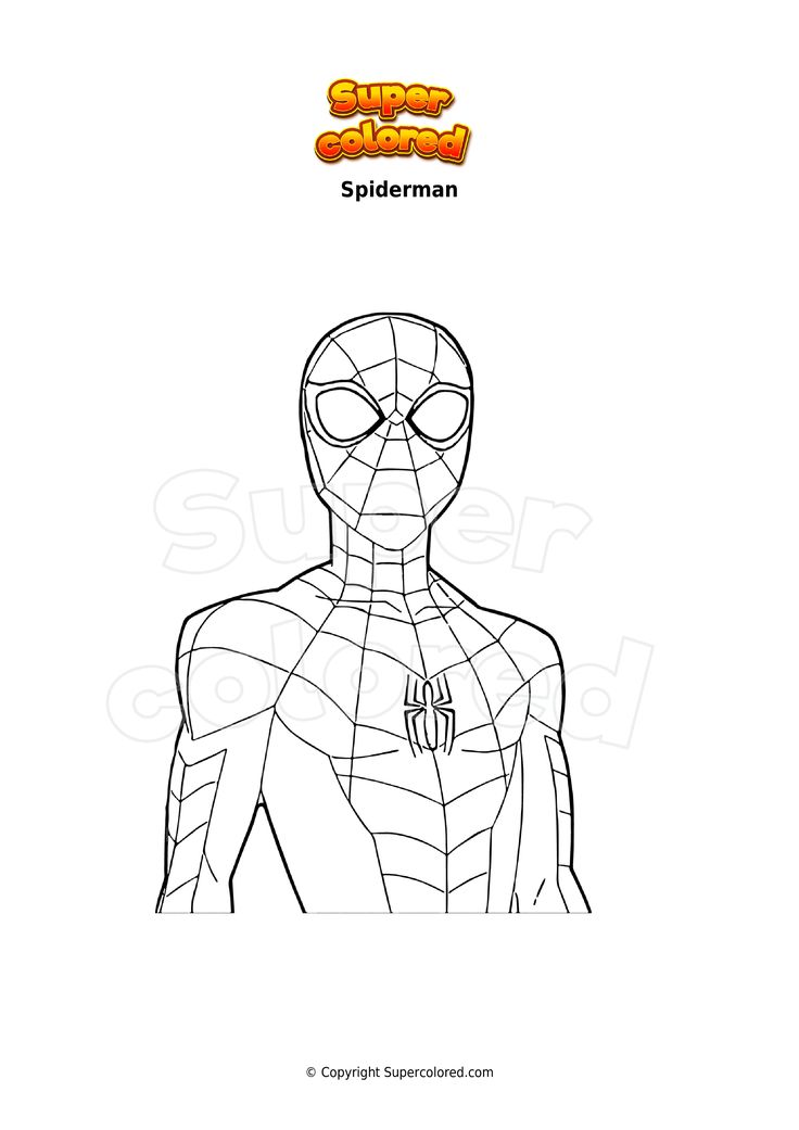 Coloring page spiderman coloring pages spiderman color