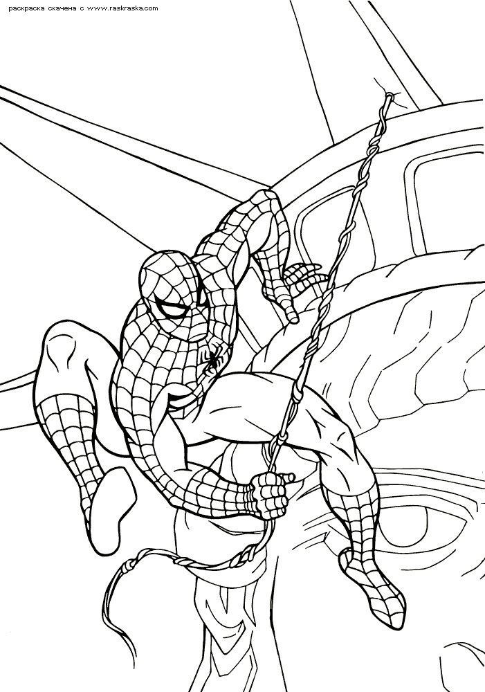 Spiderman coloring pages printable for free download