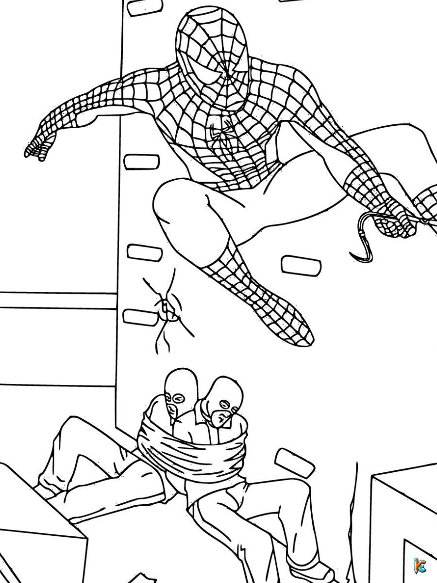 Spiderman coloring pages â