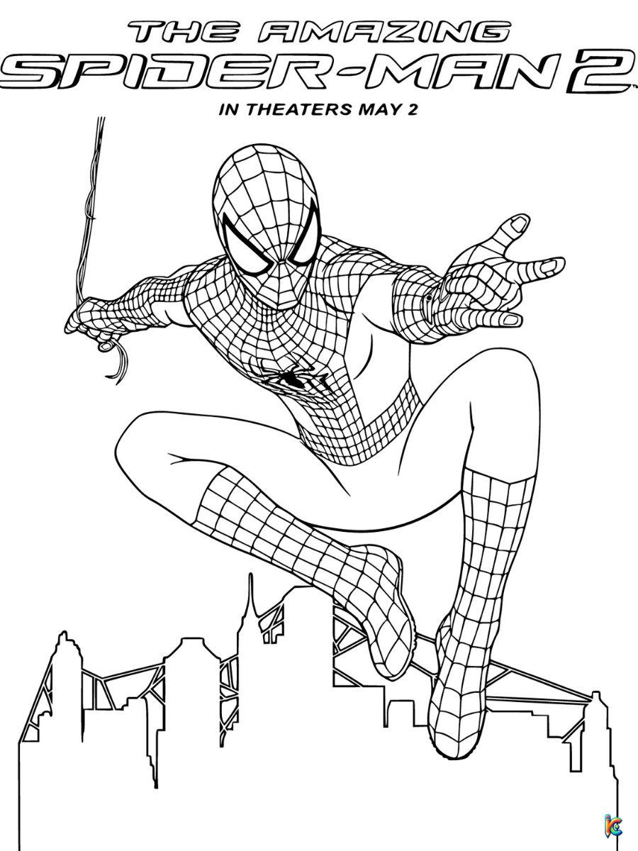 Spiderman coloring pages â