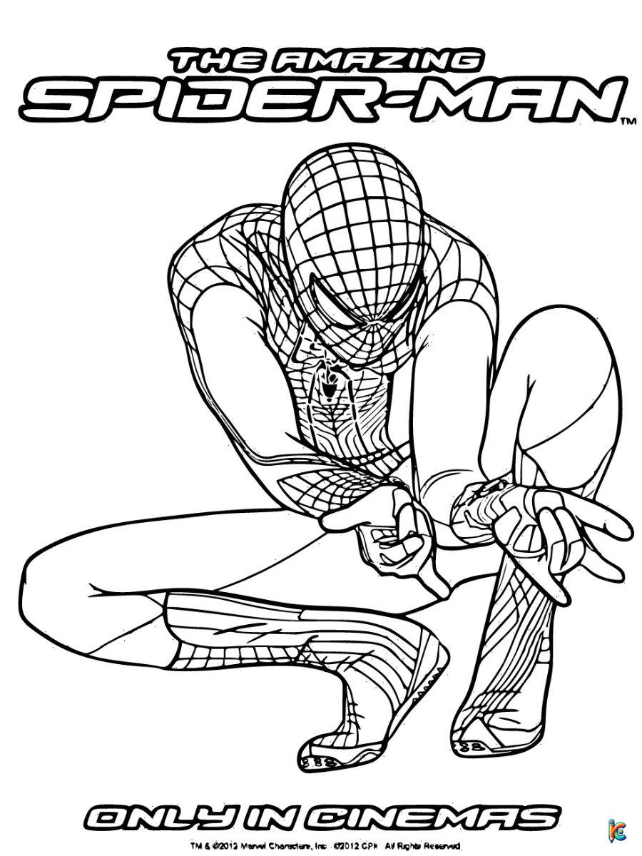 Spiderman coloring pages â