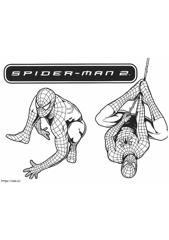 Spiderman coloring coloring pages