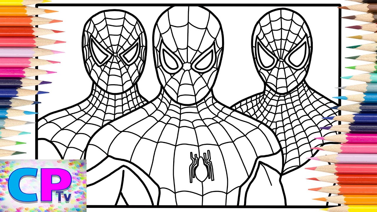 Spideran suits coloring pagesspideran coloringsyn cole