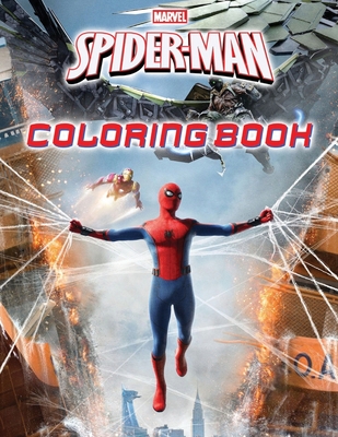 Spiderman coloring book amazing images to color for fans of spiderman ages