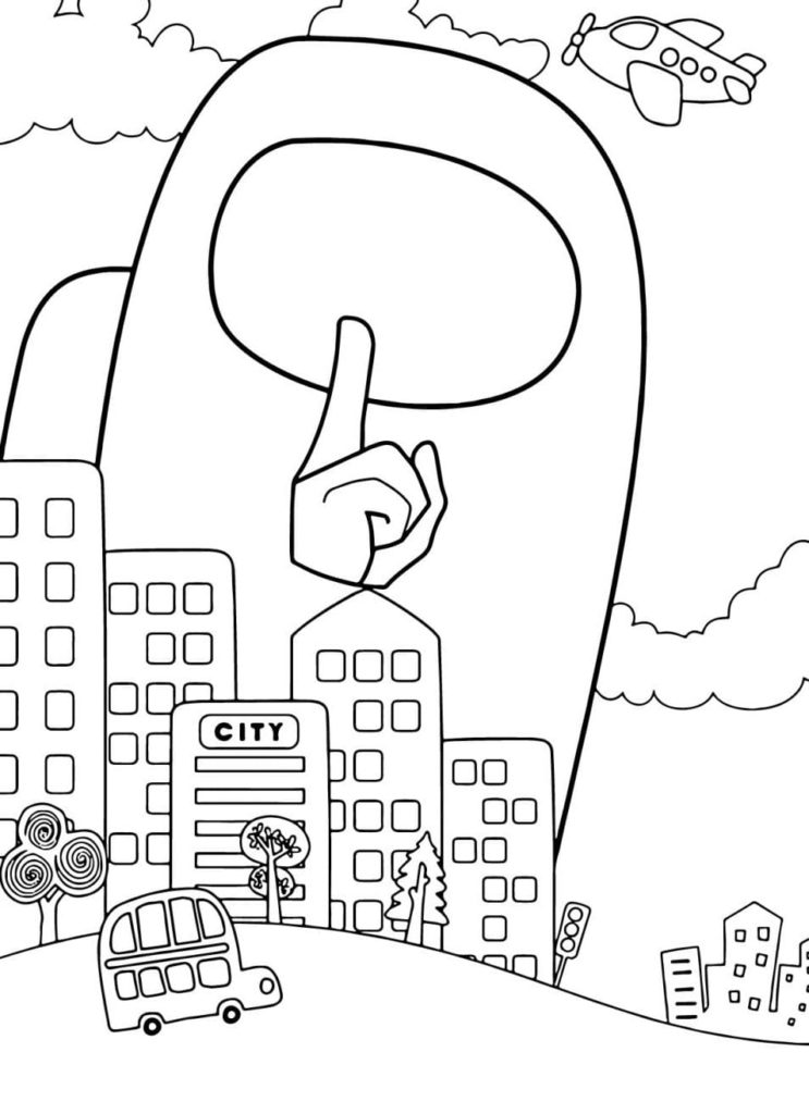 Among us coloring pages print for free coloring pages