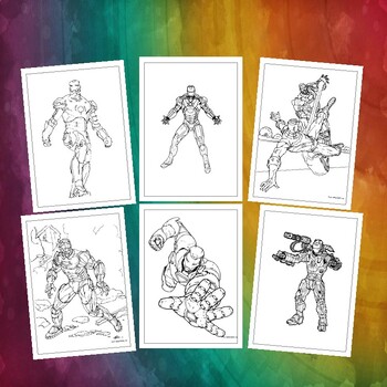 Printable iron man coloring sheets unleash your childs inner superhero