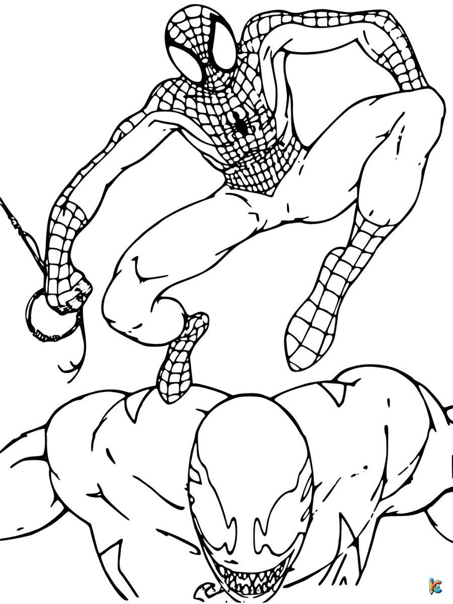 Venom coloring pages â