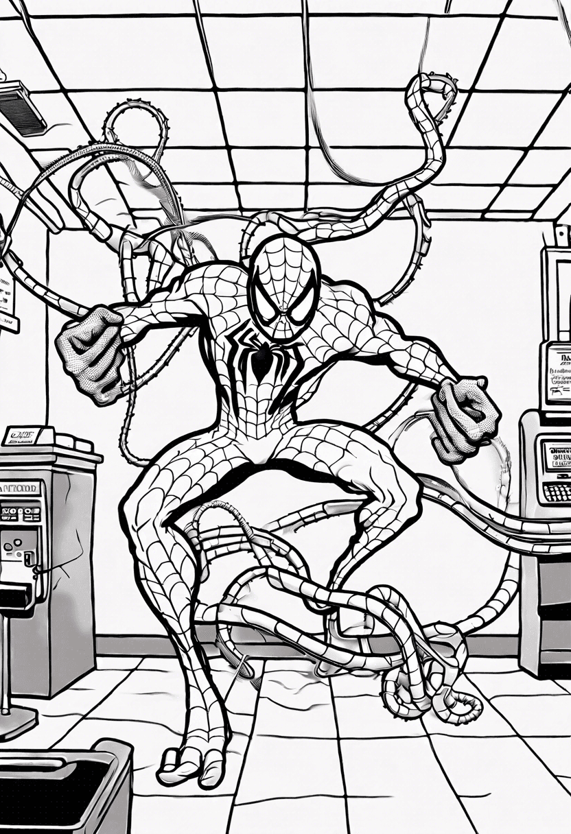 Spiderman coloring pages