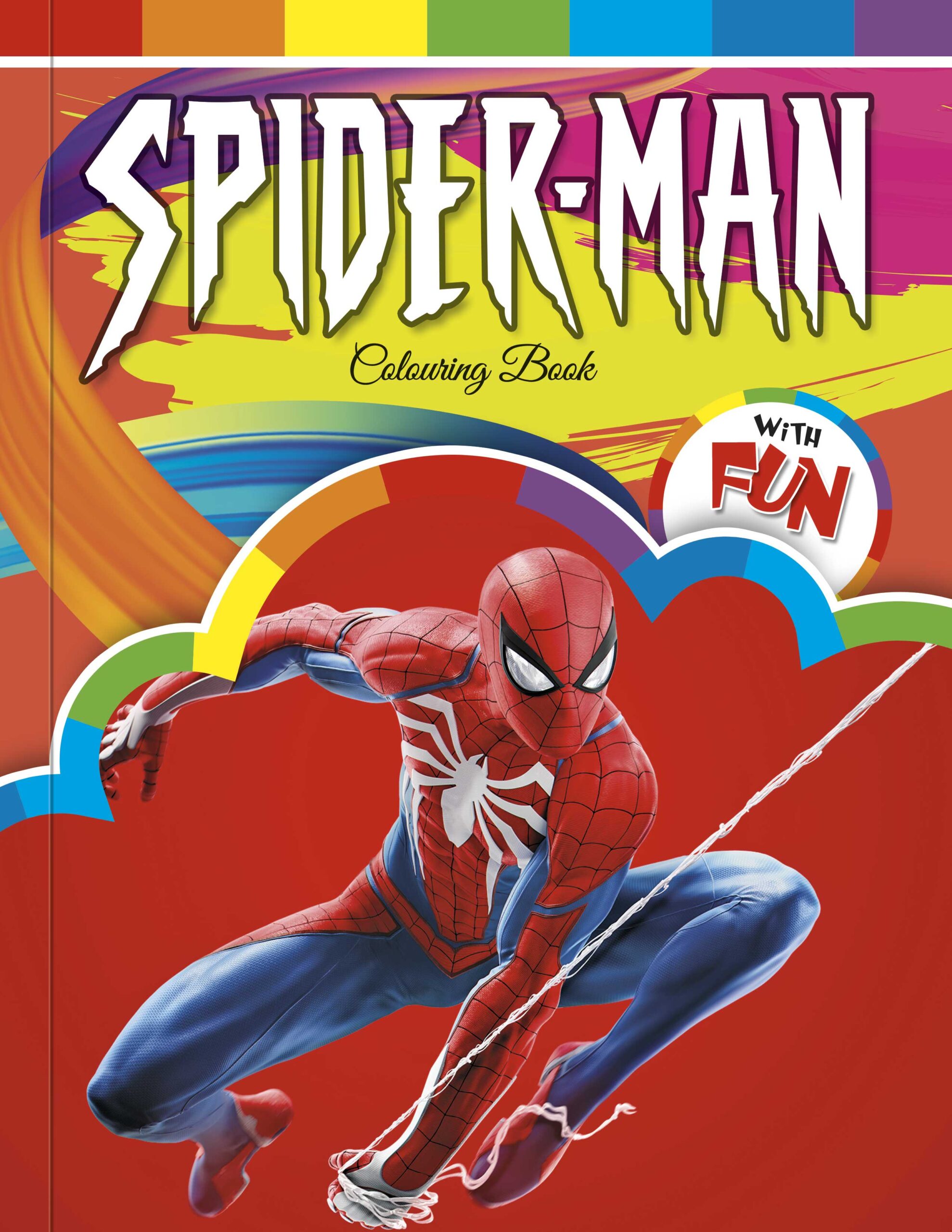 Spider man colouring with fun â