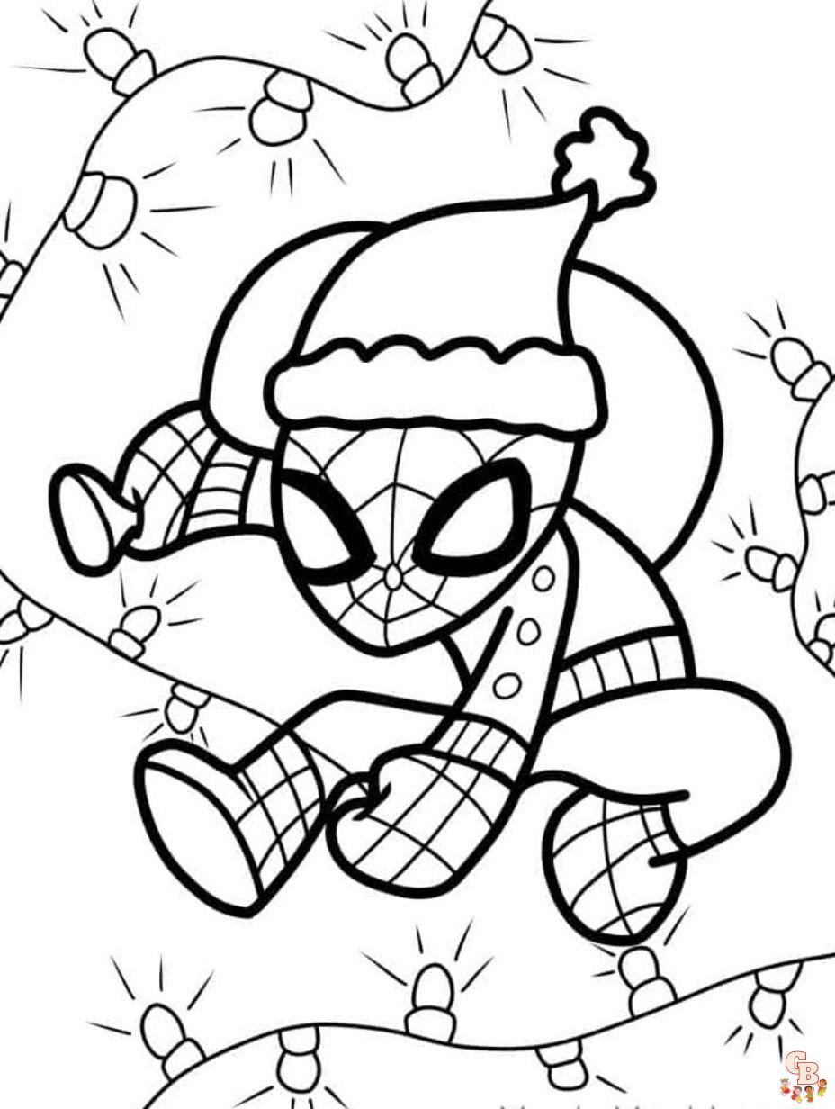 Explore our collection of printable spiderman coloring pages free