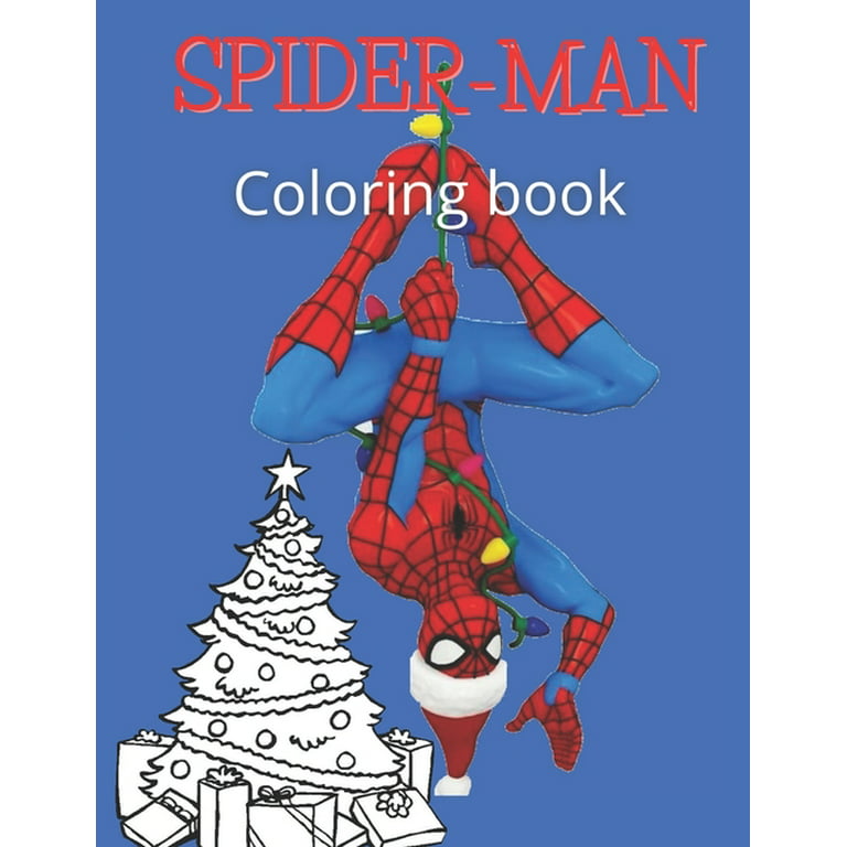 Spiderman coloring book christmas gift for kids coloring book for boys