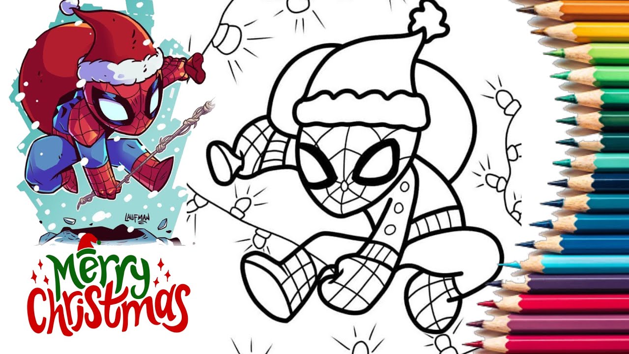 Ð how to color christmas spider