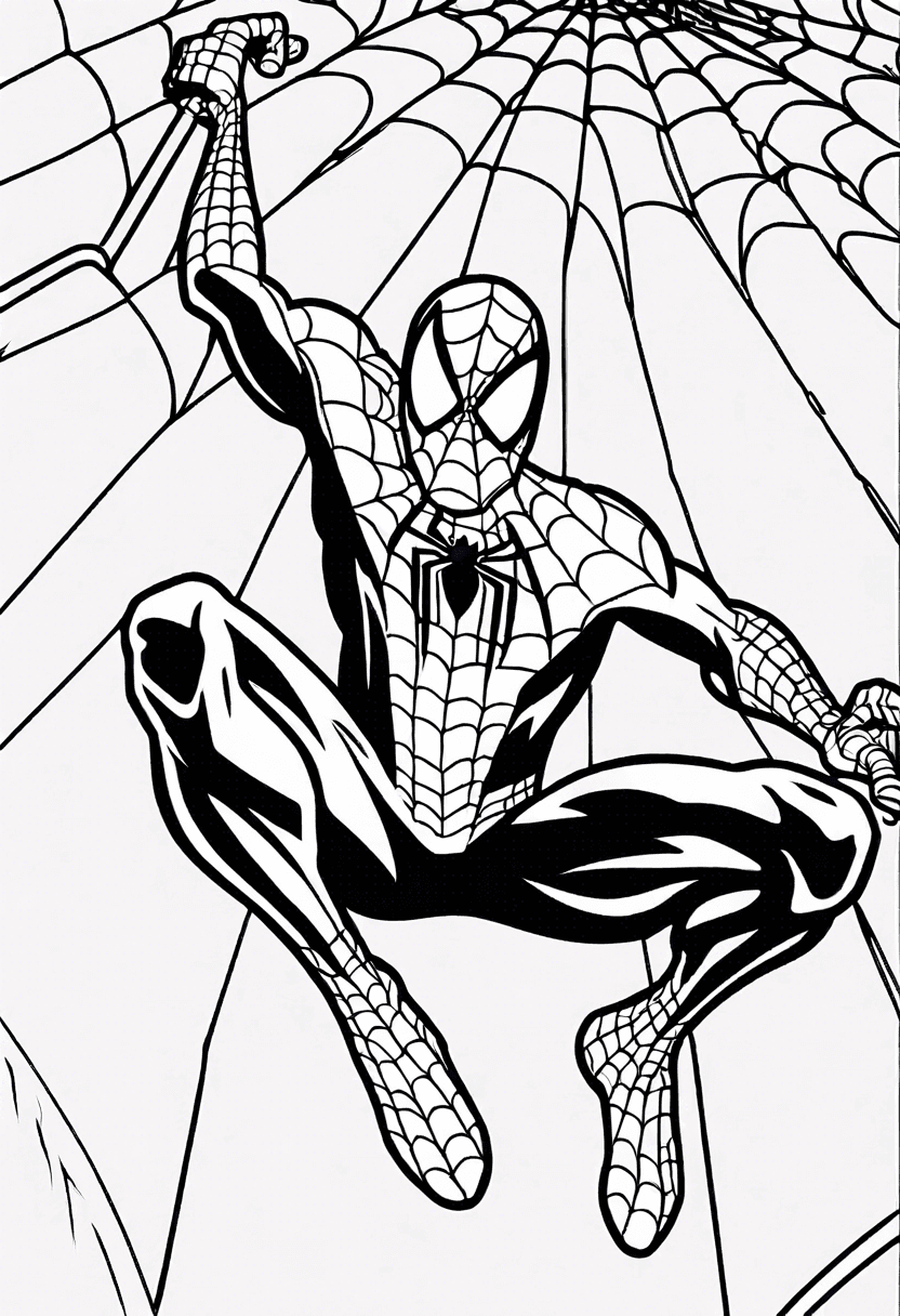 Spiderman coloring pages