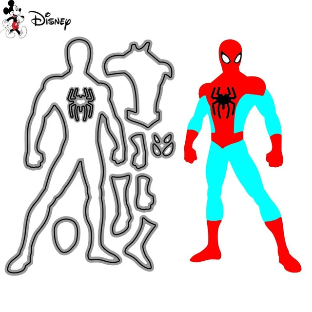 Spiderman scrapbooking stamp metal cutting dies spiderman scrapbooking dies disney