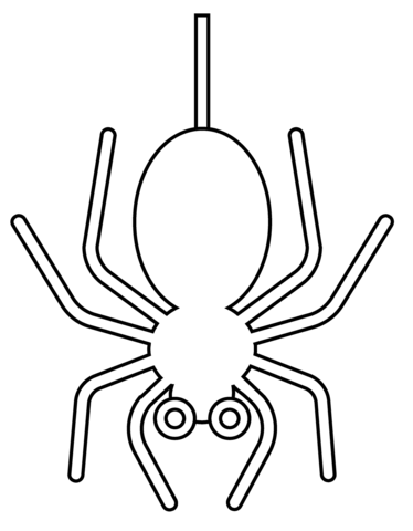 Spider emoji coloring page free printable coloring pages