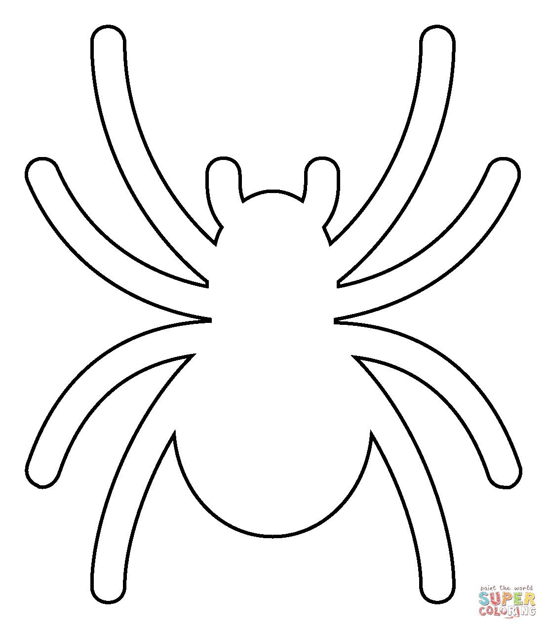 Spider emoji coloring page free printable coloring pages