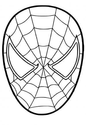 Free printable spiderman hero coloring page for adults and kids