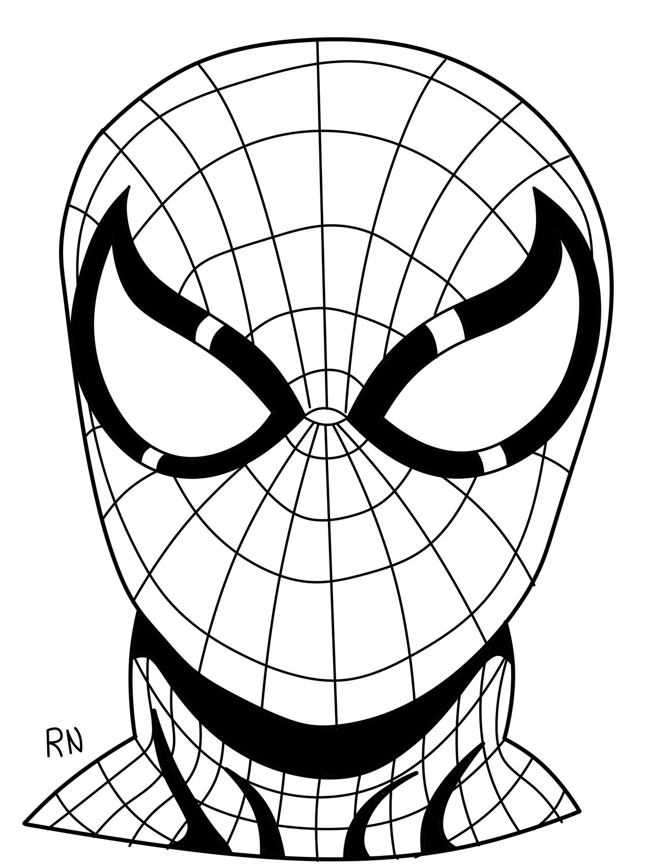 Spider lineart by nakajimaarts on