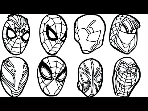 Ððhow to draw arvels spider an ps gaeplay