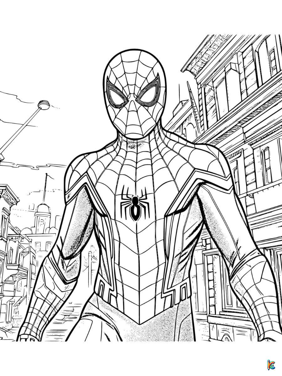 Spiderman coloring pages â