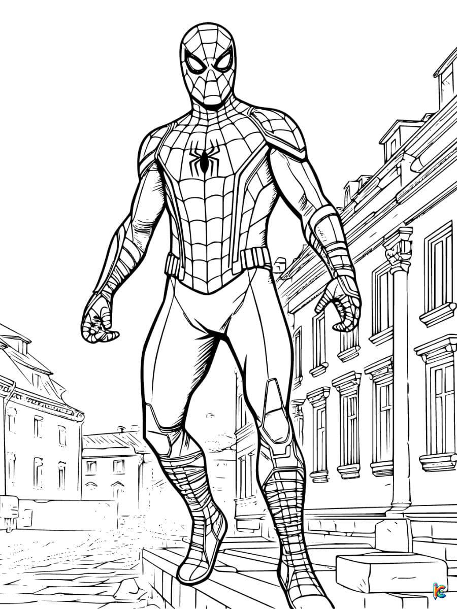 Spiderman coloring pages â