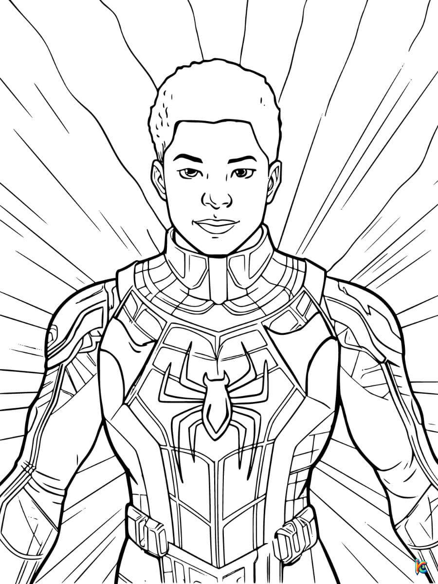 Spiderman coloring pages â