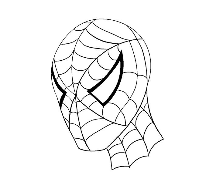 How to draw spider