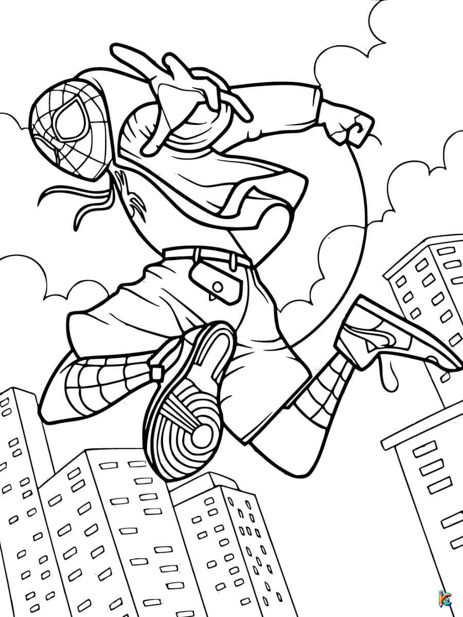 Spiderman coloring pages â