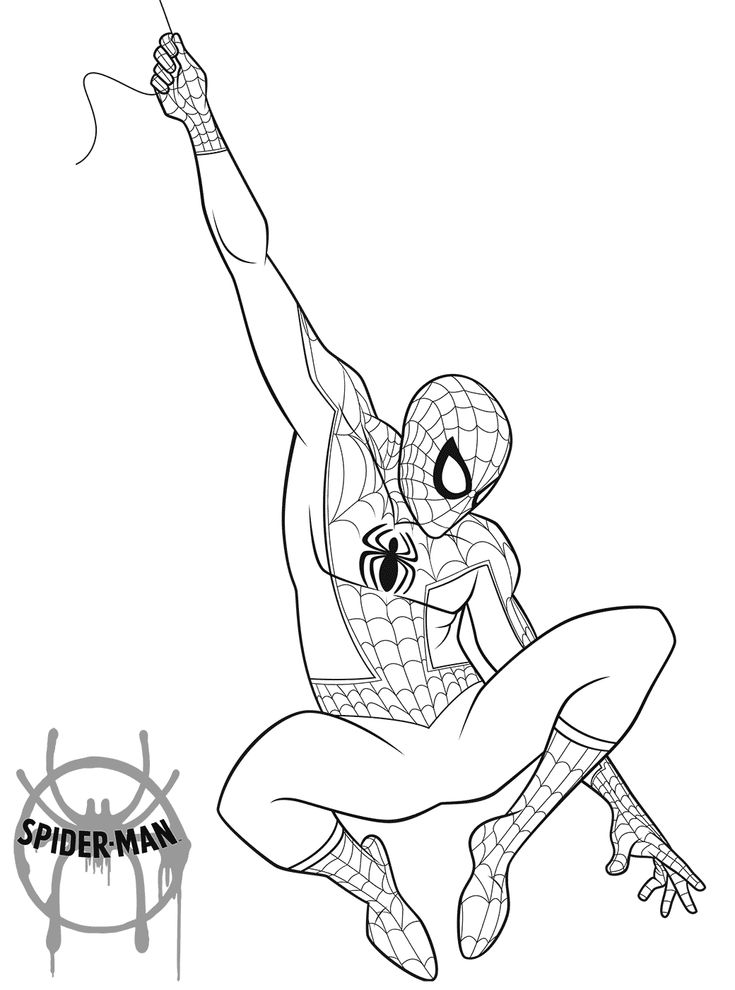 Free printable spider man into the spider verse loring pages loriage spiderman loriage loriage spiderman ã imprimer