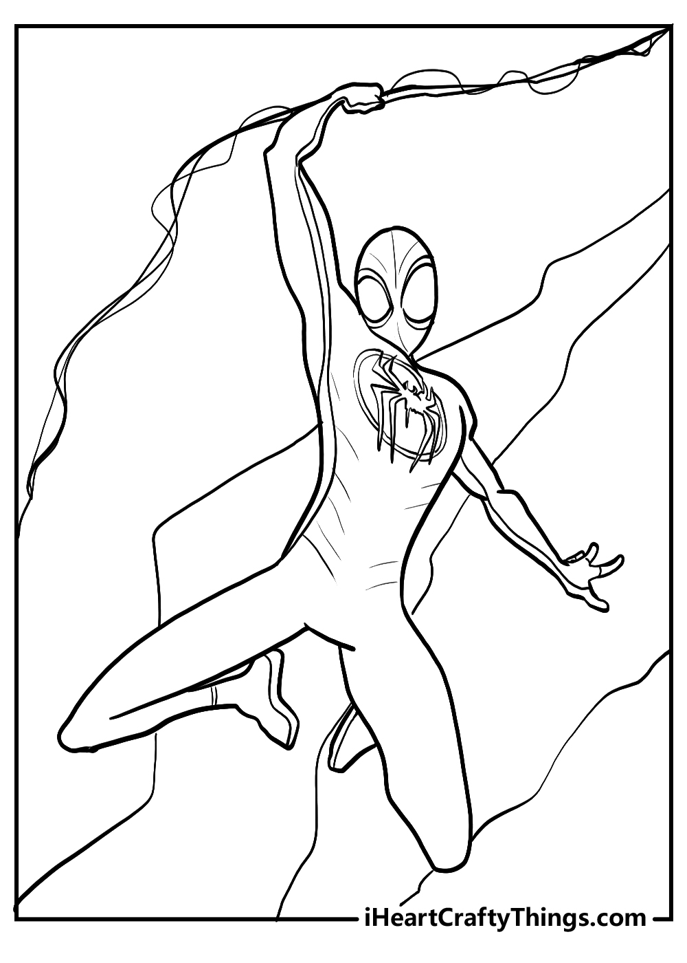 Printable miles morales coloring pages updated