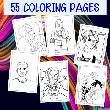 Printable miles morales coloring pages marvel heroic journey unveiled p