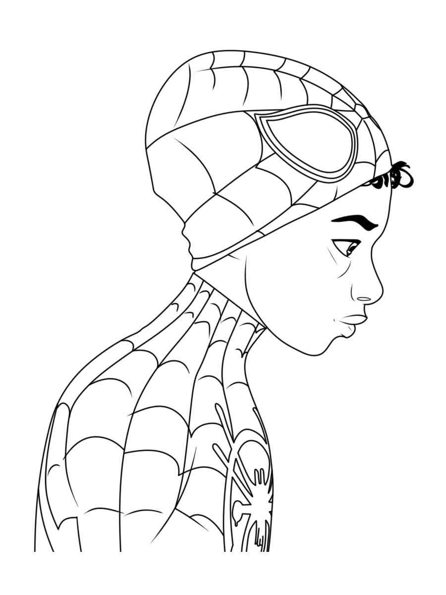 Free printable miles morales coloring pages