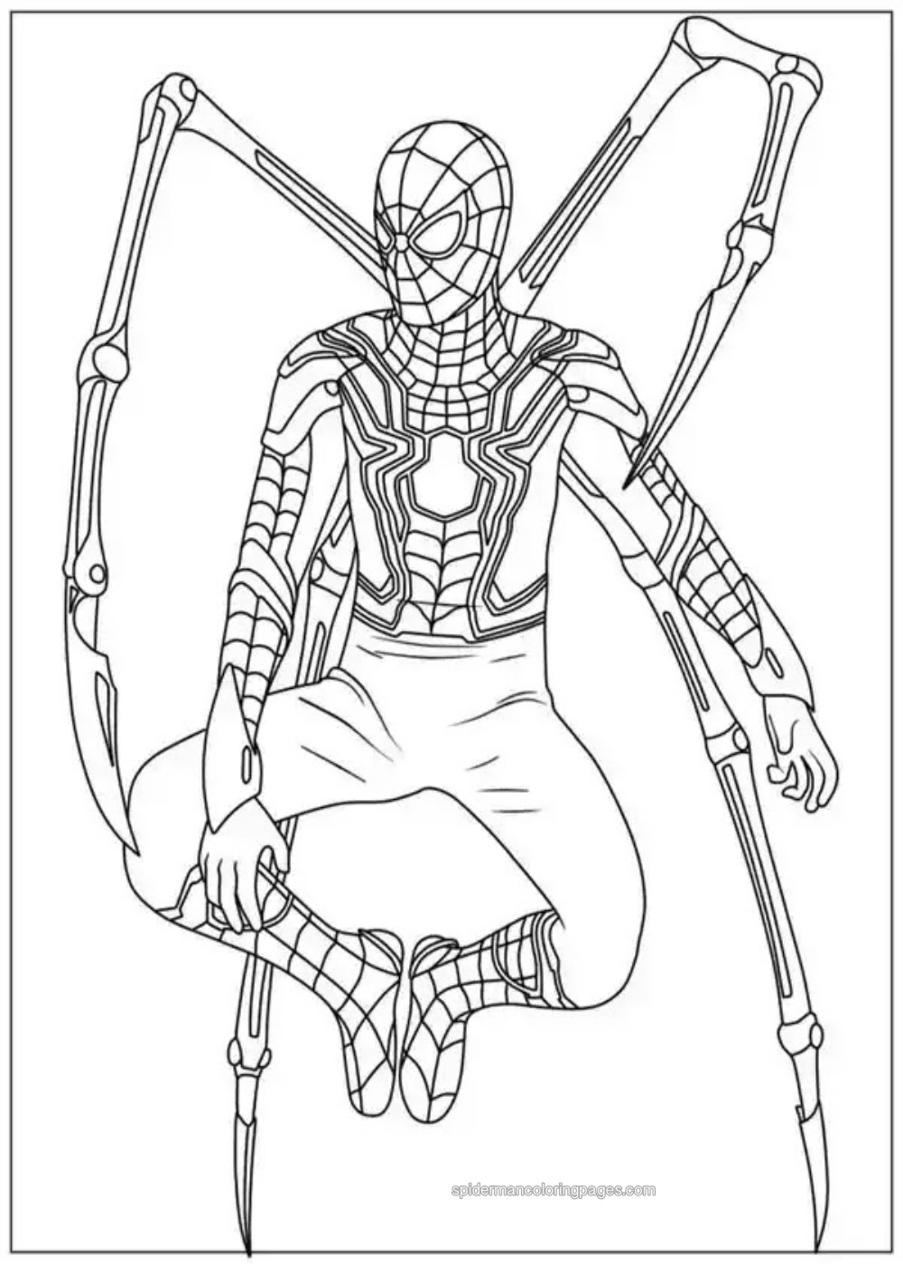 Á spiderman coloring pages â free printable sheets for kids