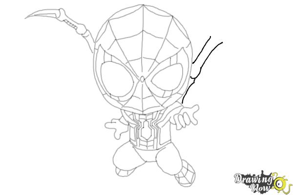 How to draw spider