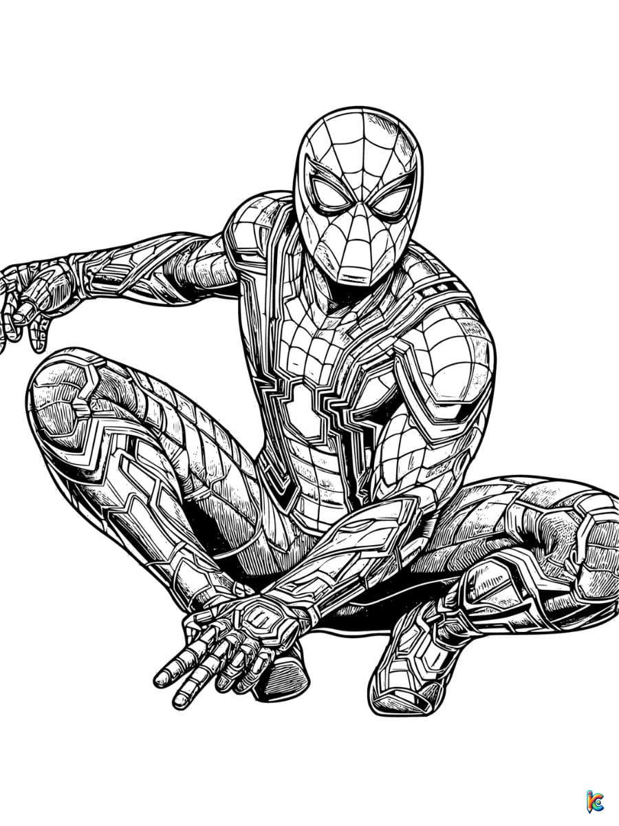 Spiderman coloring pages â