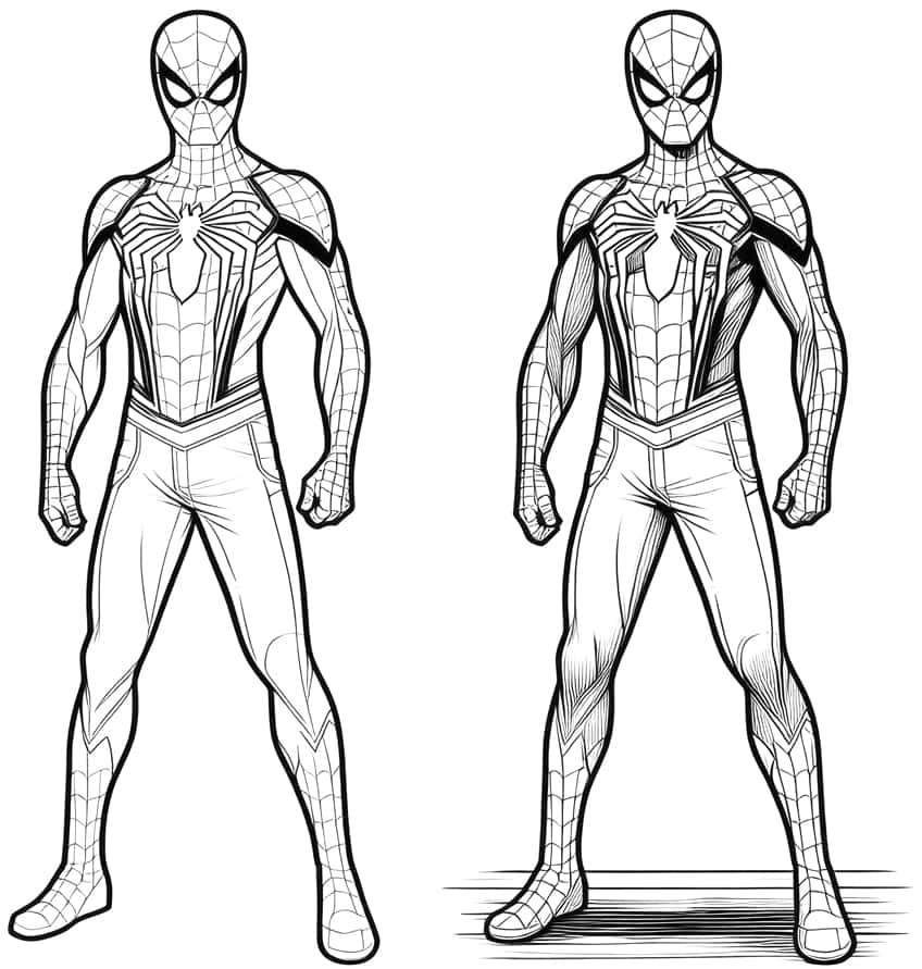 Spiderman coloring pages