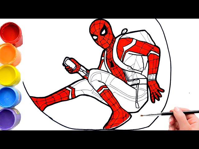 Ððhow to draw spider man