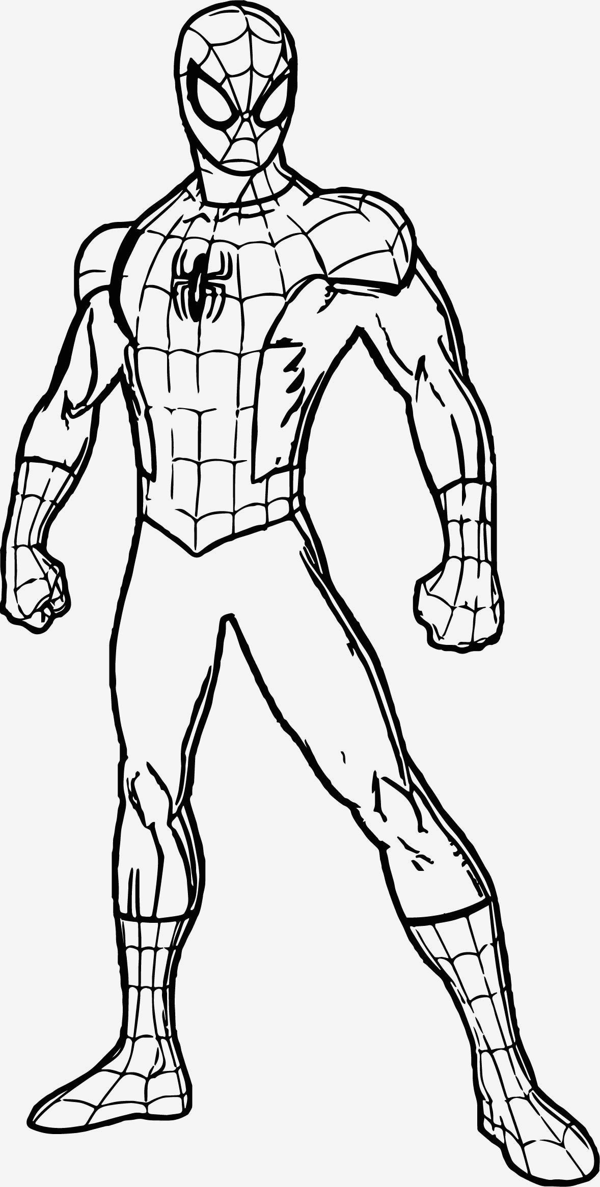 Marvelous image of free spiderman coloring pages