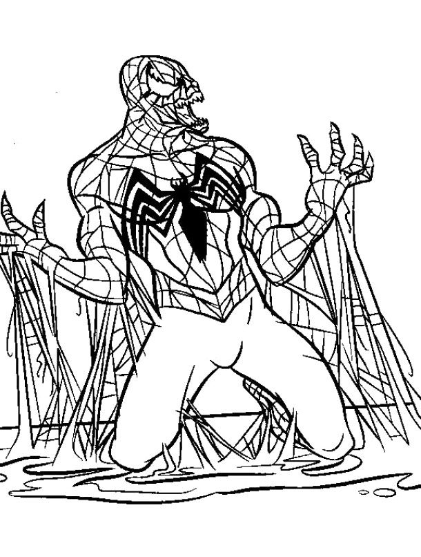 Spiderman coloring pages printables mãlarbãcker spiderman teckningar