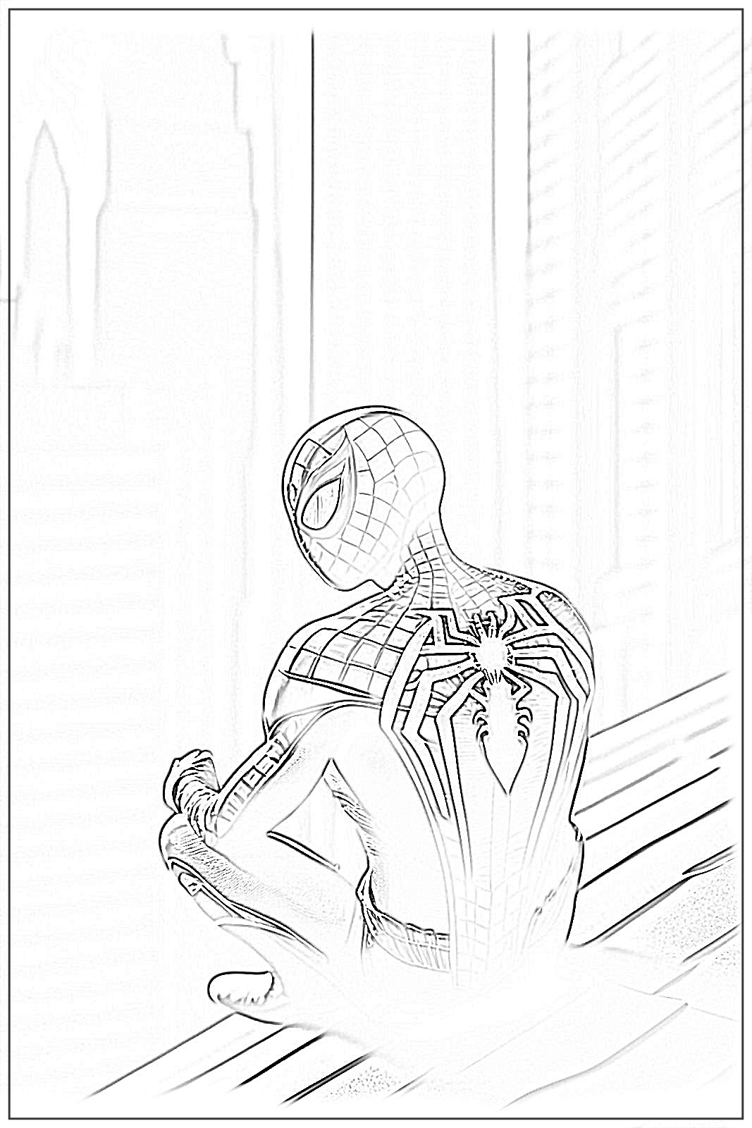 Á spiderman coloring pages â free printable sheets for kids