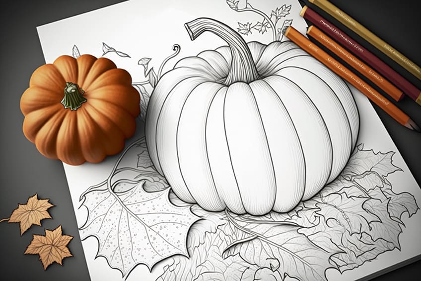 Pumpkin coloring pages