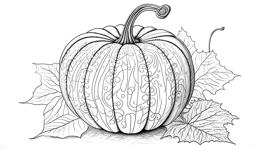 Pumpkin coloring pages