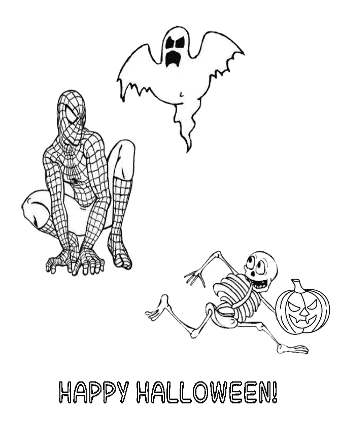 Halloween spiderman coloring pages cartoon coloring pages halloween coloring pages spiderman coloring