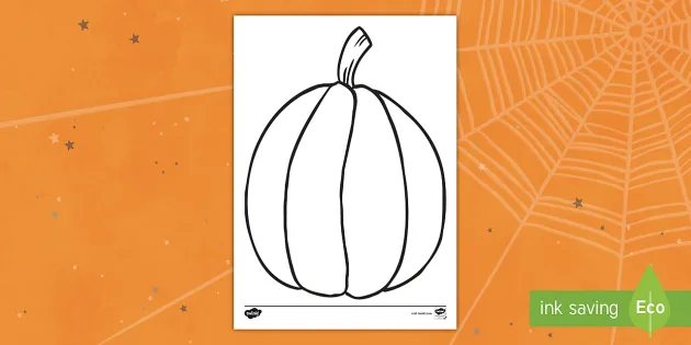 Pumpkin outline picture for basic pumpkin designs