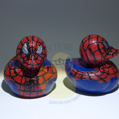 Spiderman rubber duck