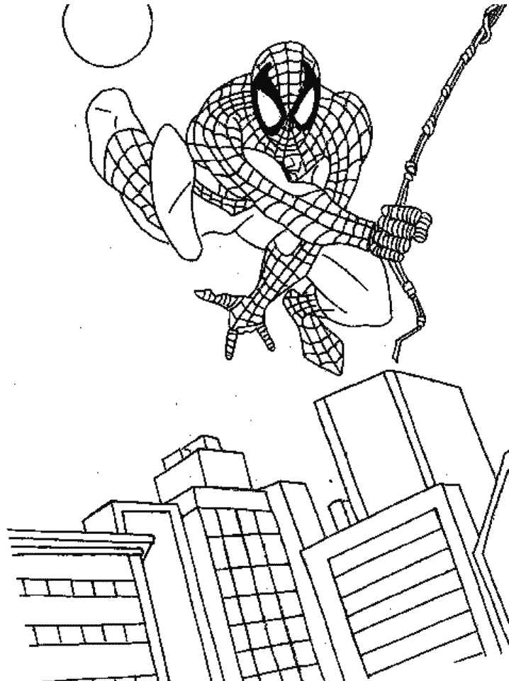 Spiderman coloring pages